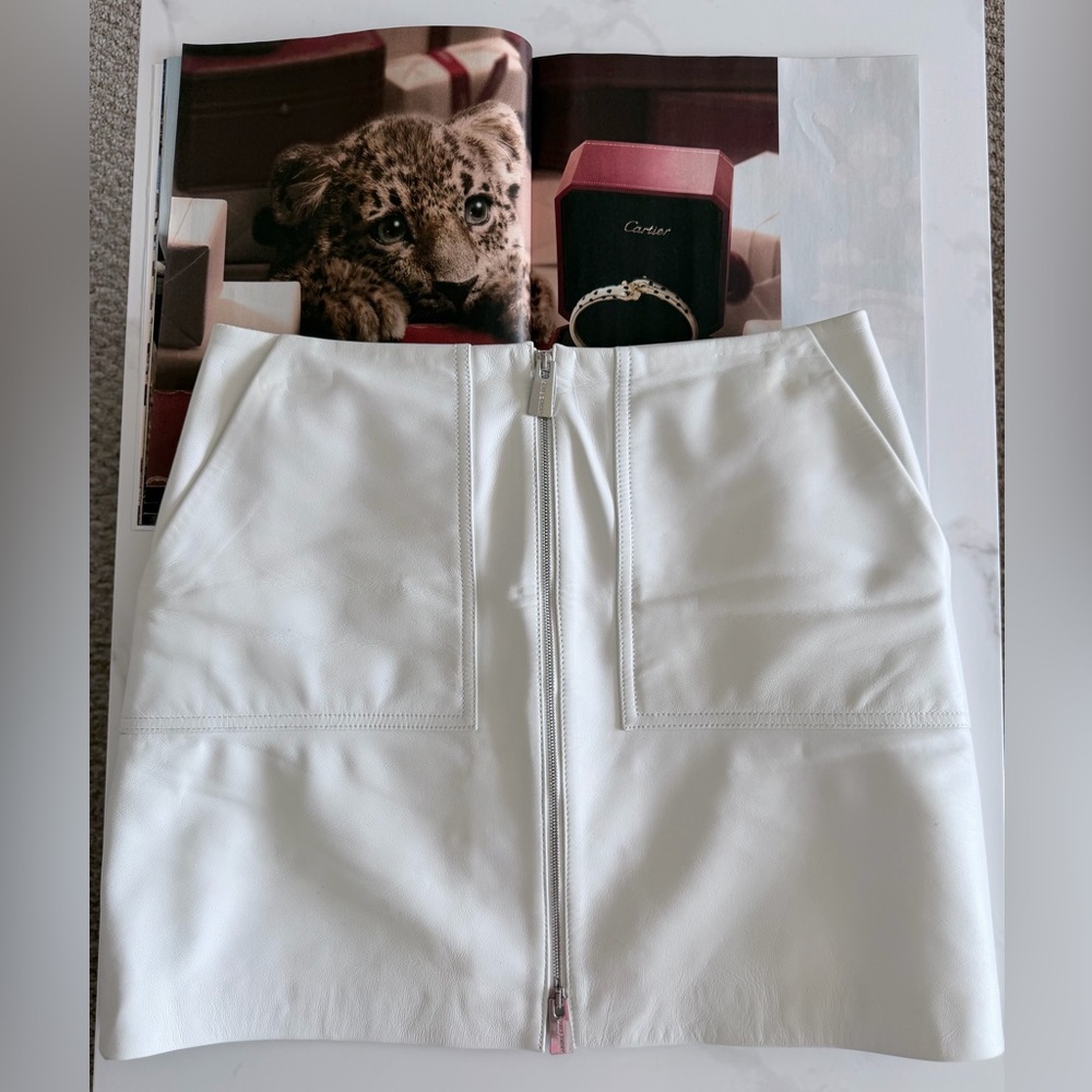 Anine Bing, Sally White mini skirt XS